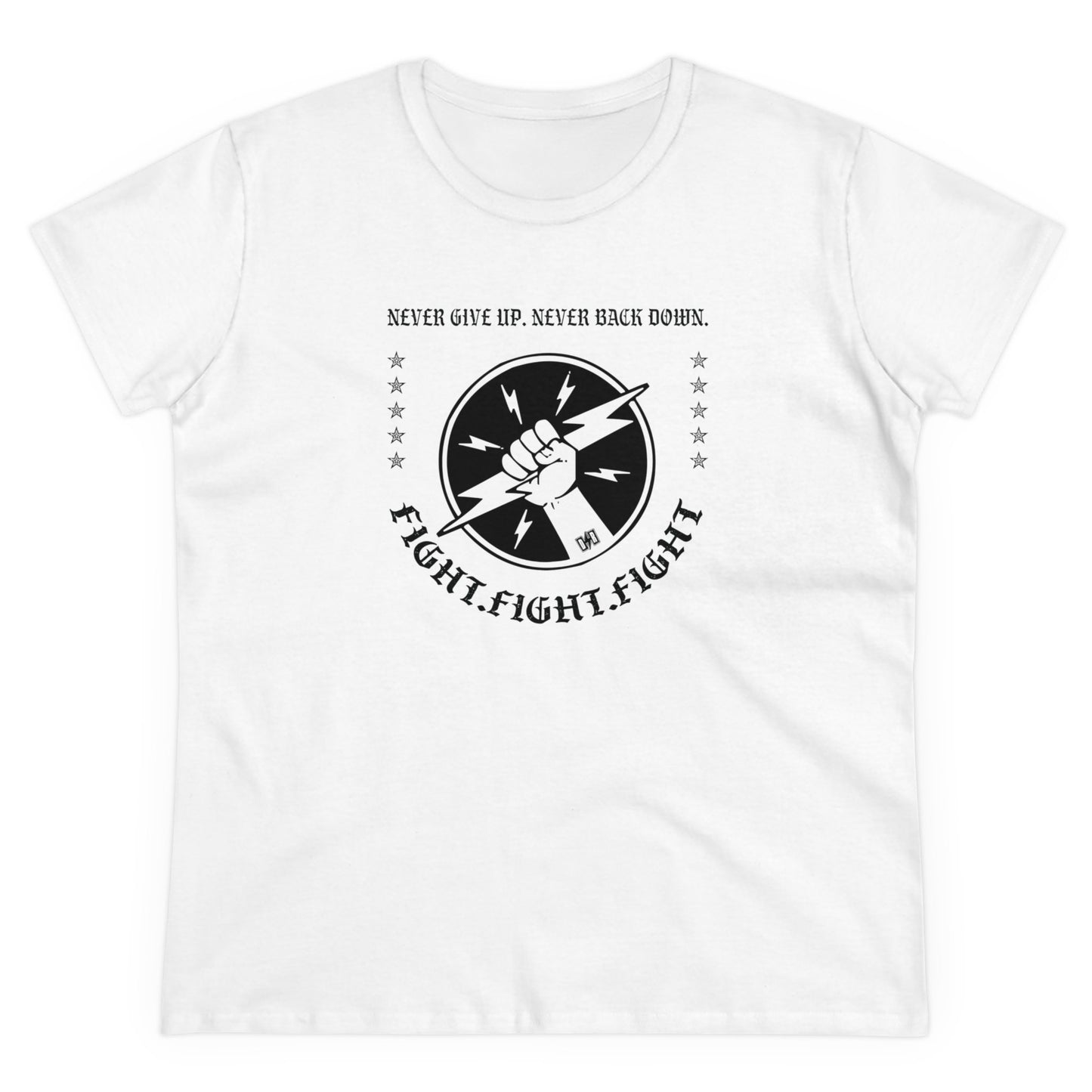 Women's Fight Fight Fight Tee - White