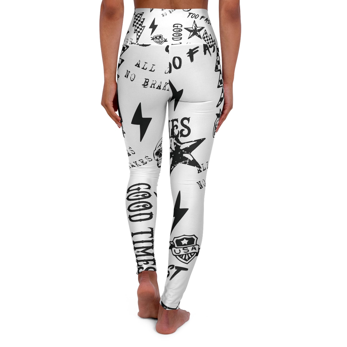 All Gas No Brakes High Waist Leggings