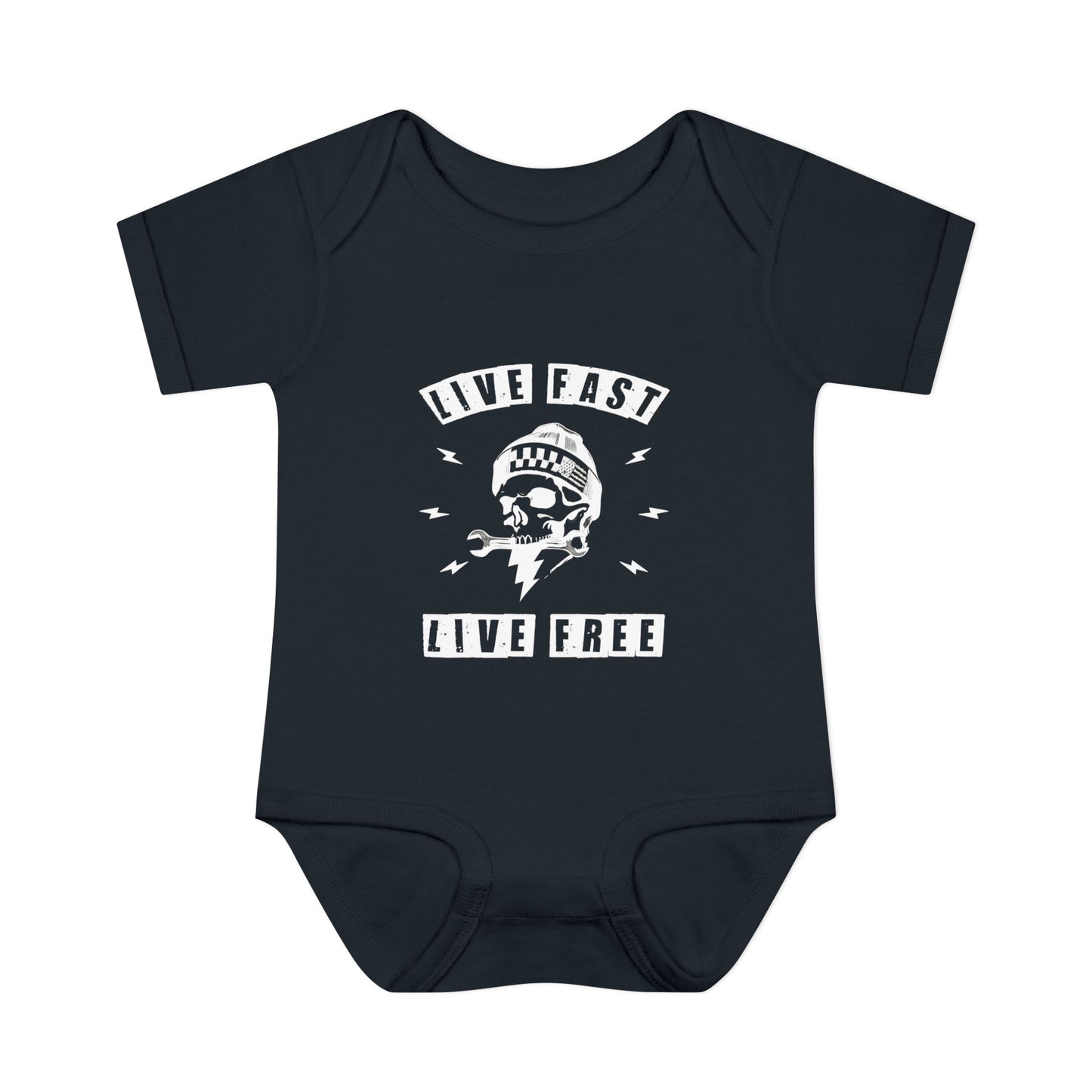 Grease Monkey Black Bodysuit