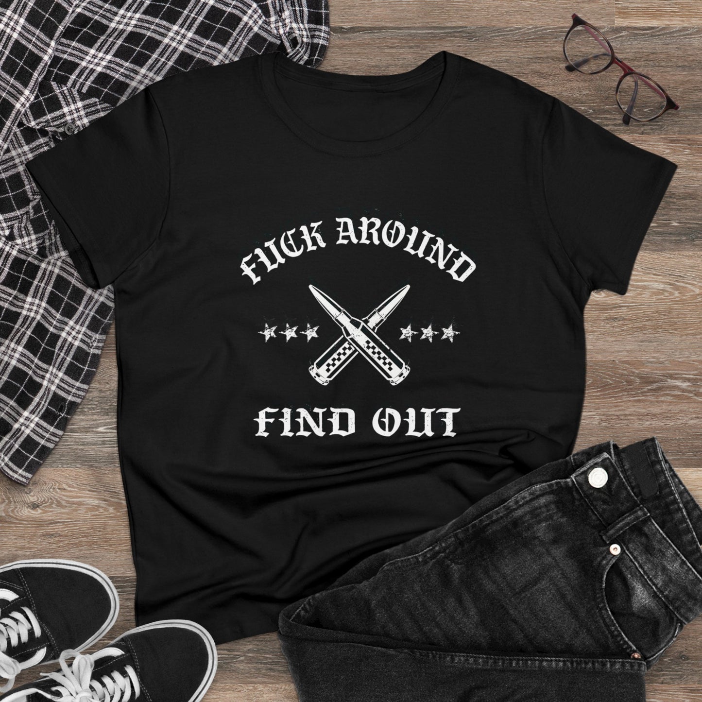 Women's FAFO Tee - Black