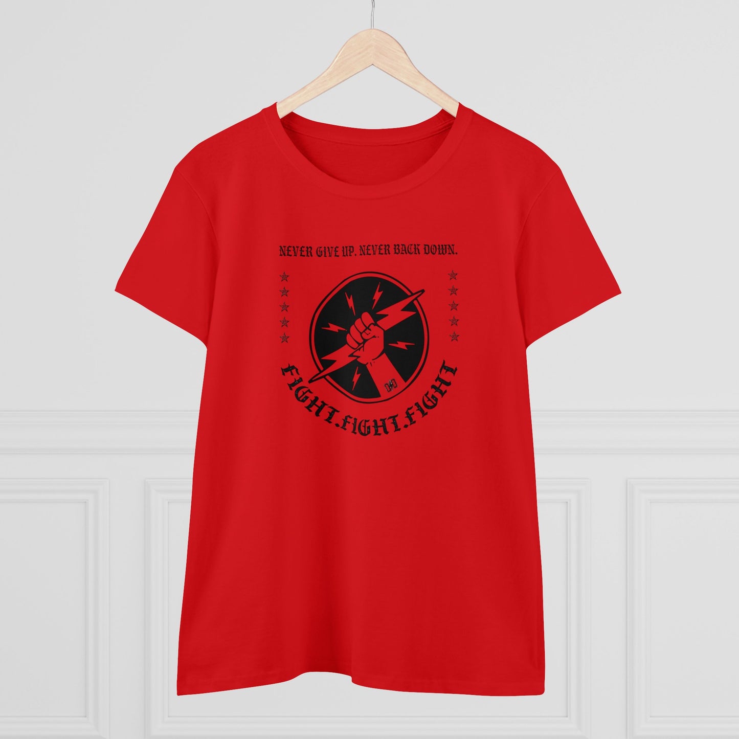 Women's Fight Fight Fight Tee - Red