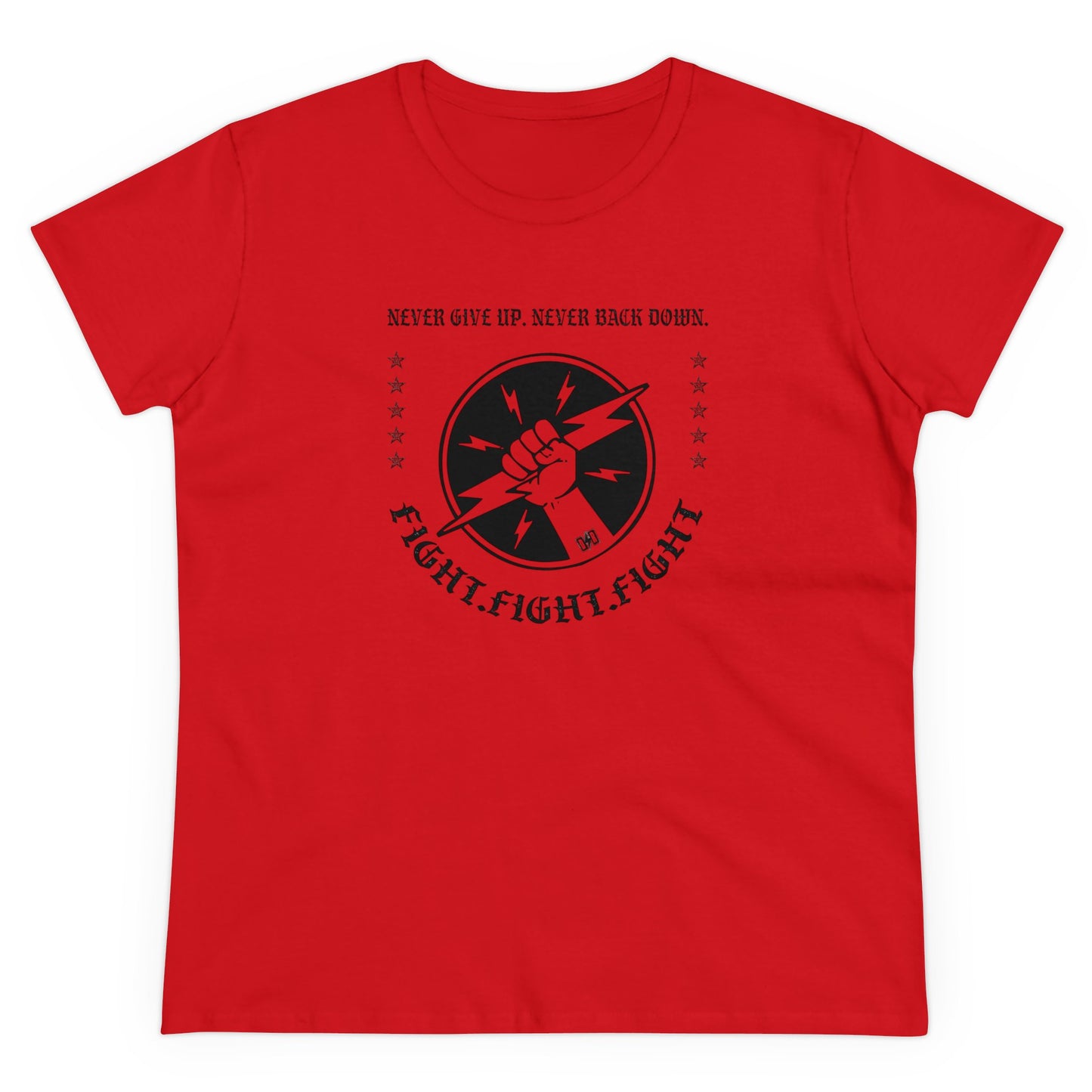 Women's Fight Fight Fight Tee - Red
