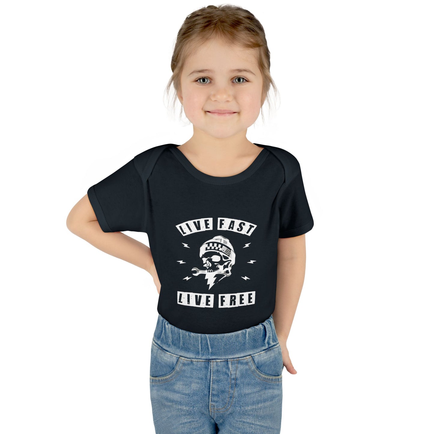 Grease Monkey Black Bodysuit
