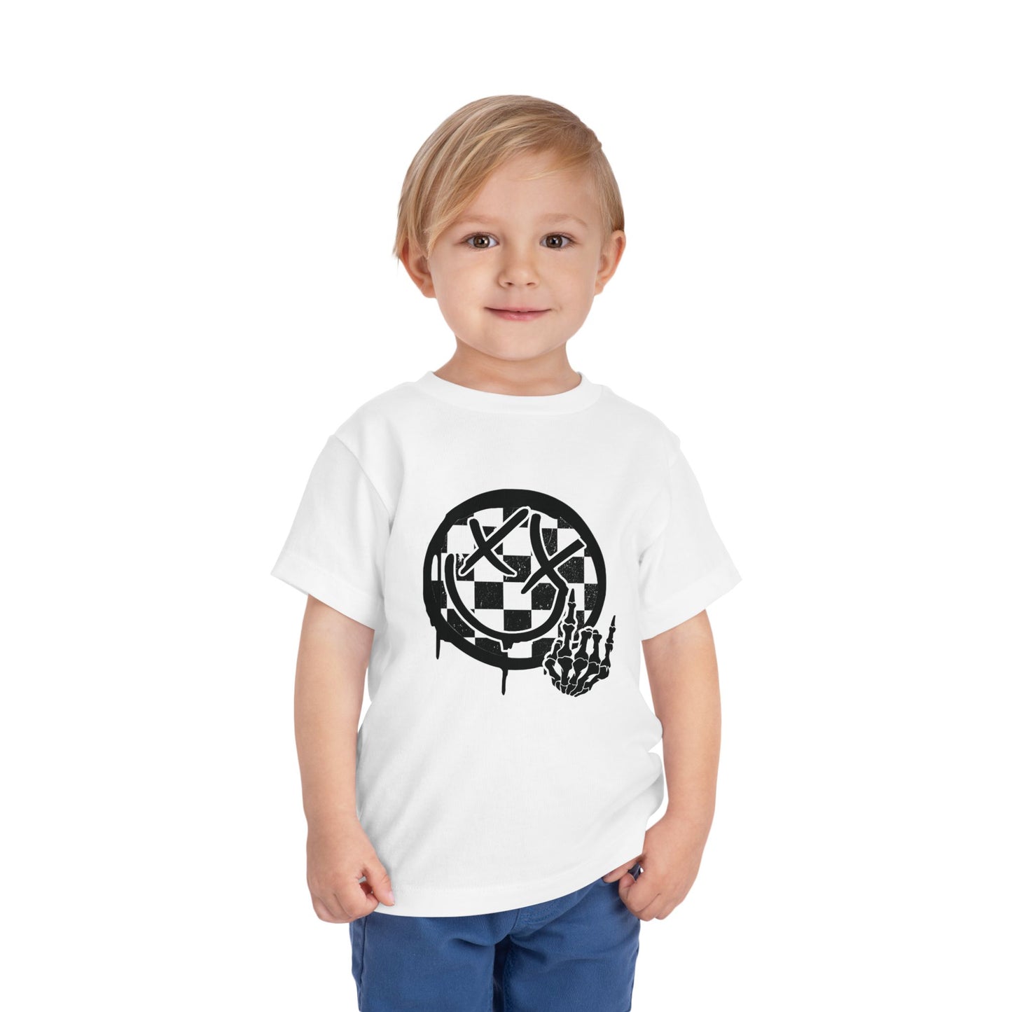 Toddler Send It Smiley Tee