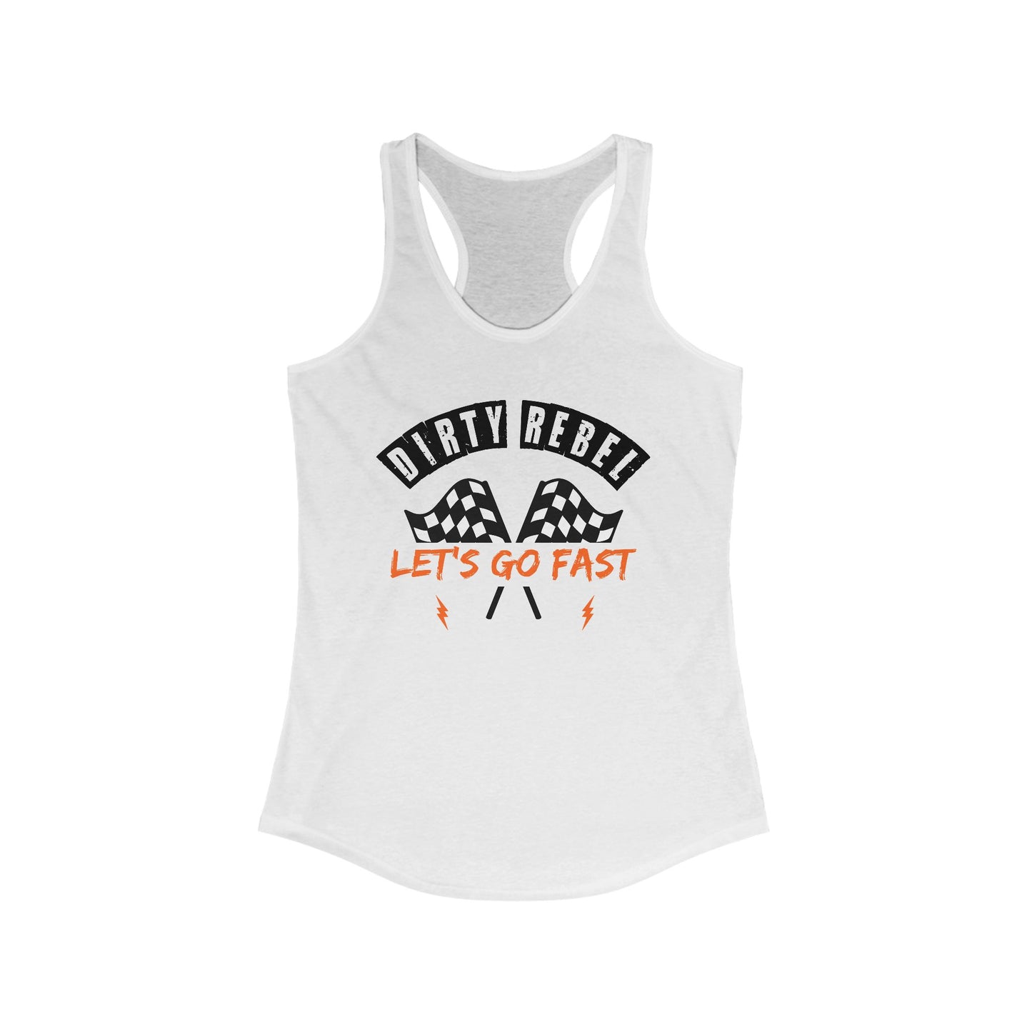 Women's Let's Go Fast Tank - White