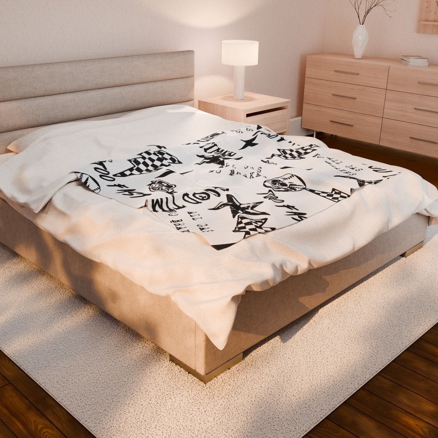 All Gas No Brakes Plush Blanket