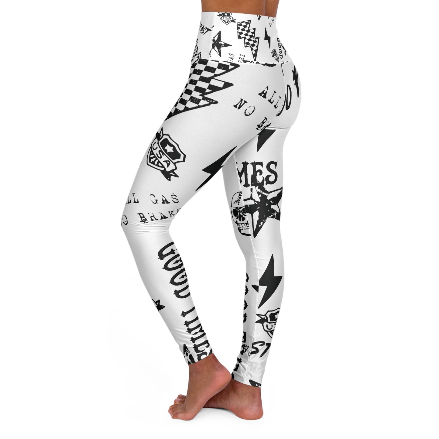 All Gas No Brakes High Waist Leggings
