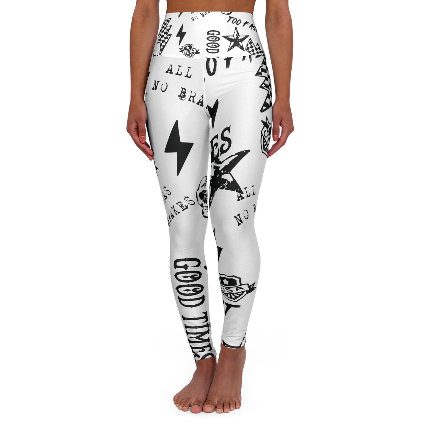 All Gas No Brakes High Waist Leggings
