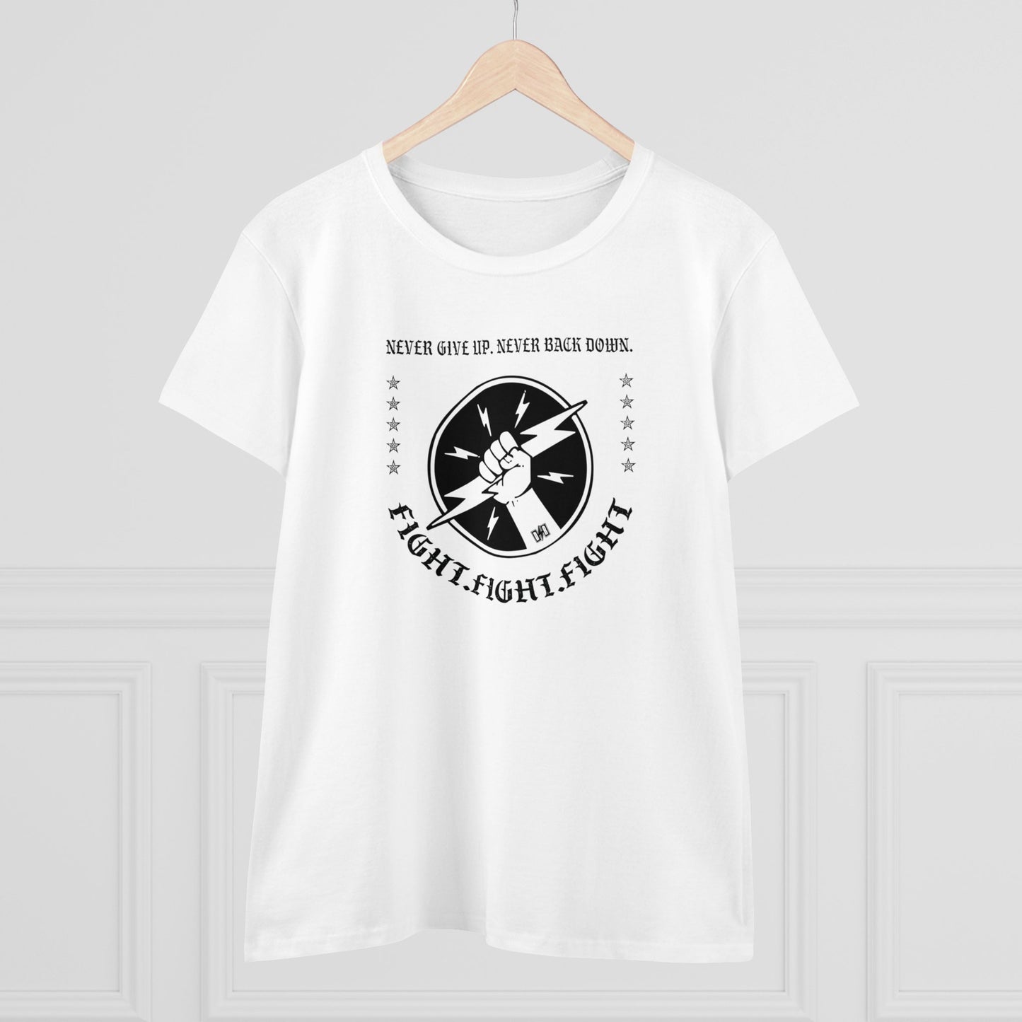 Women's Fight Fight Fight Tee - White