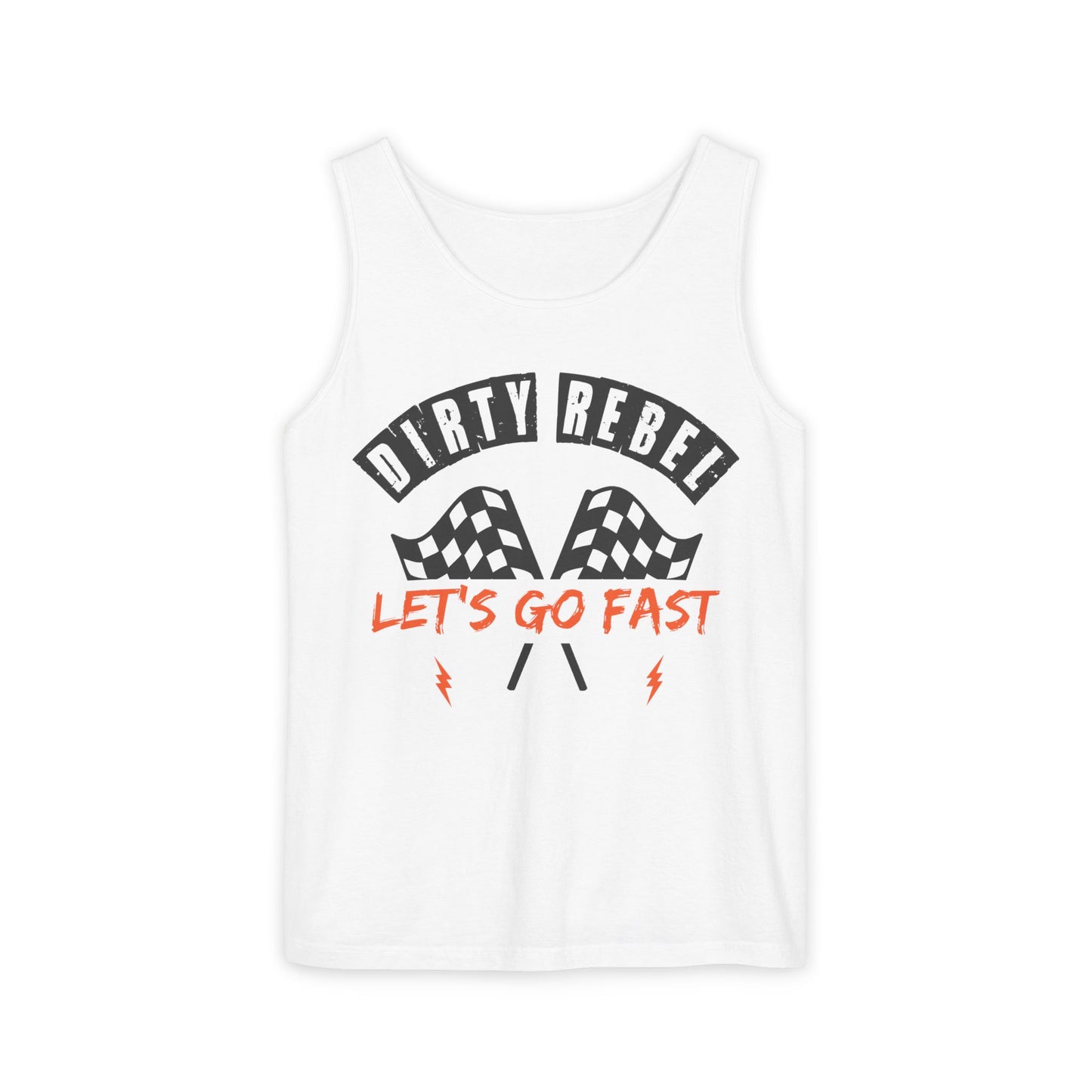 Men's Let's Go Fast Tank - White