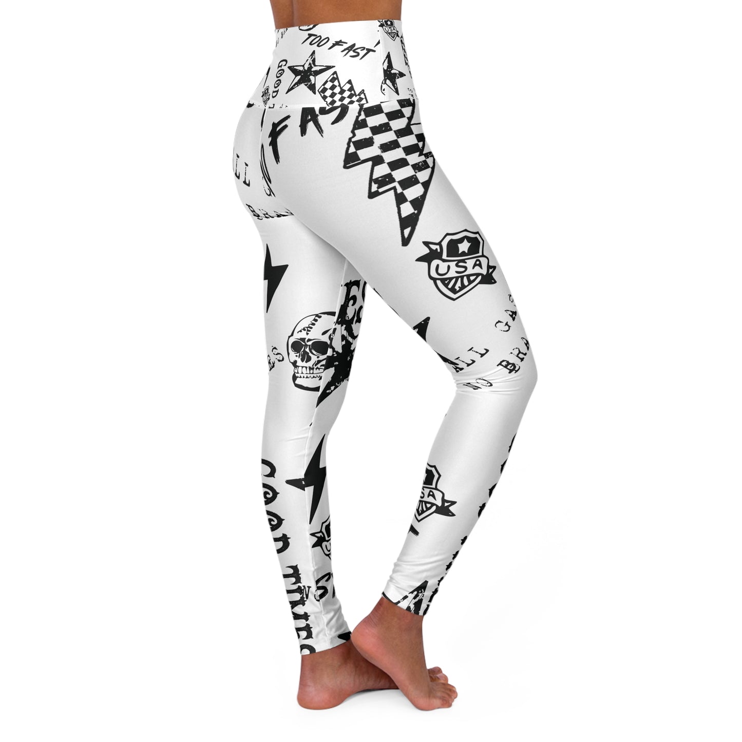 All Gas No Brakes High Waist Leggings