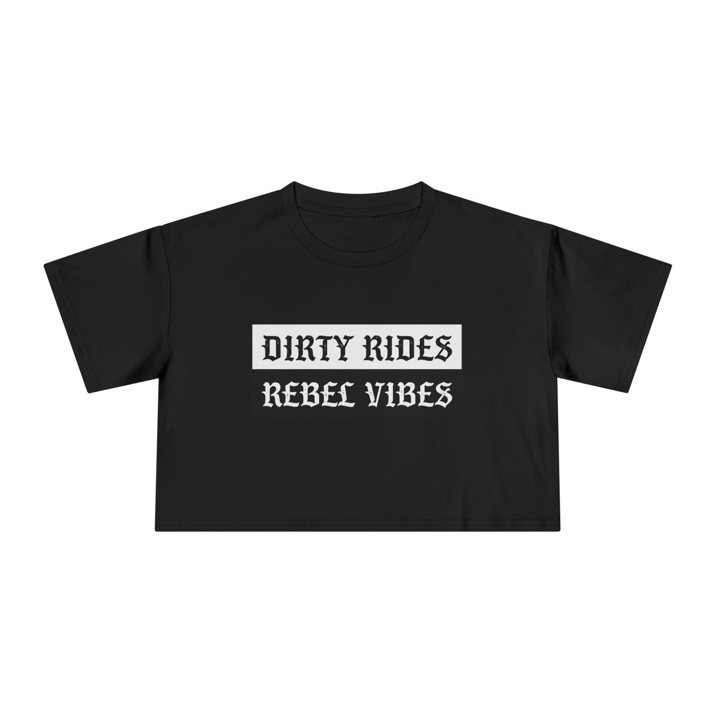 Women's Rides & Vibes Crop Tee