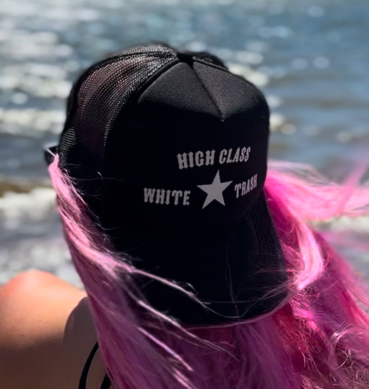 High Class White Trash Trucker Hat