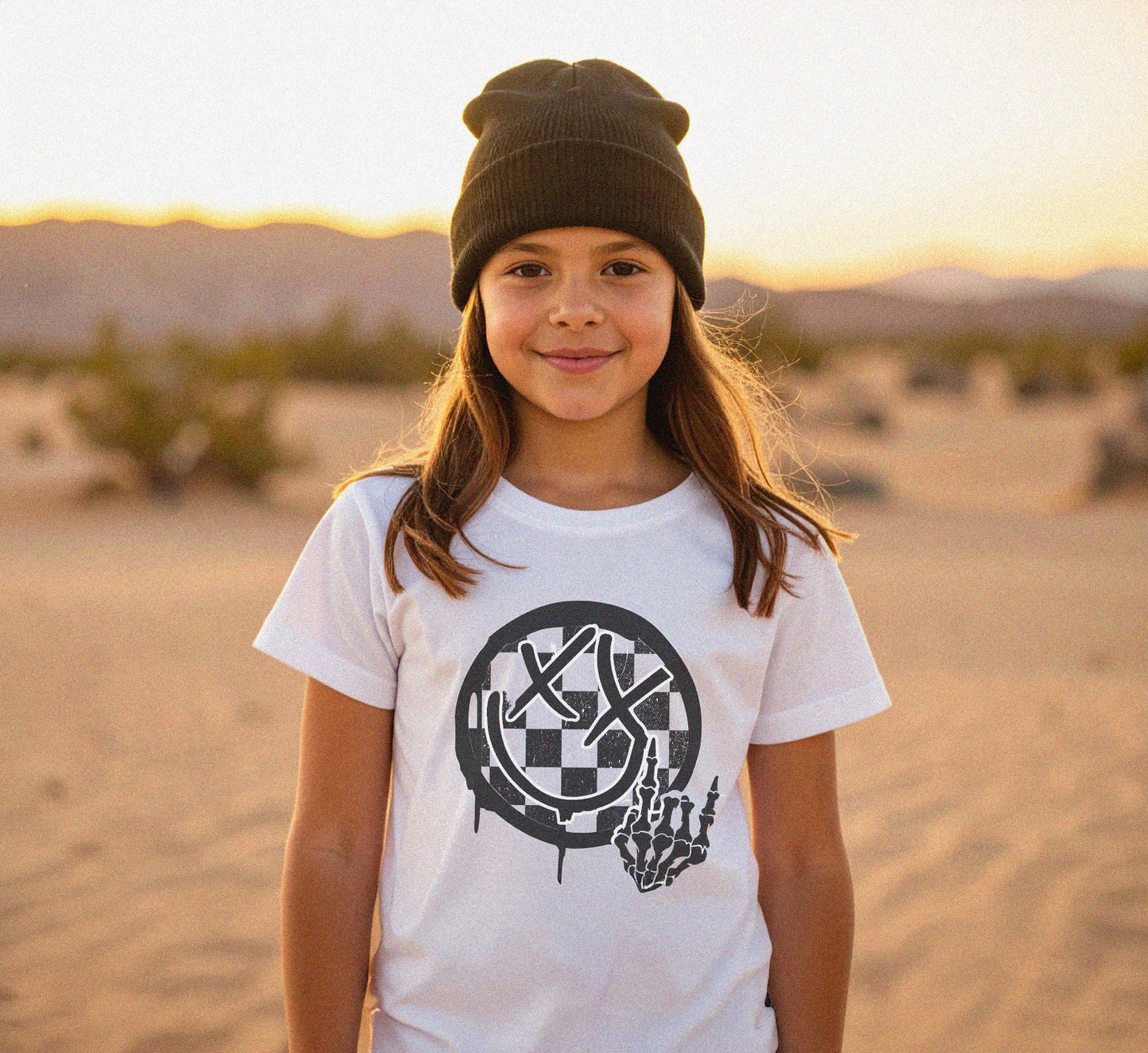 Youth Send It Smiley Tee