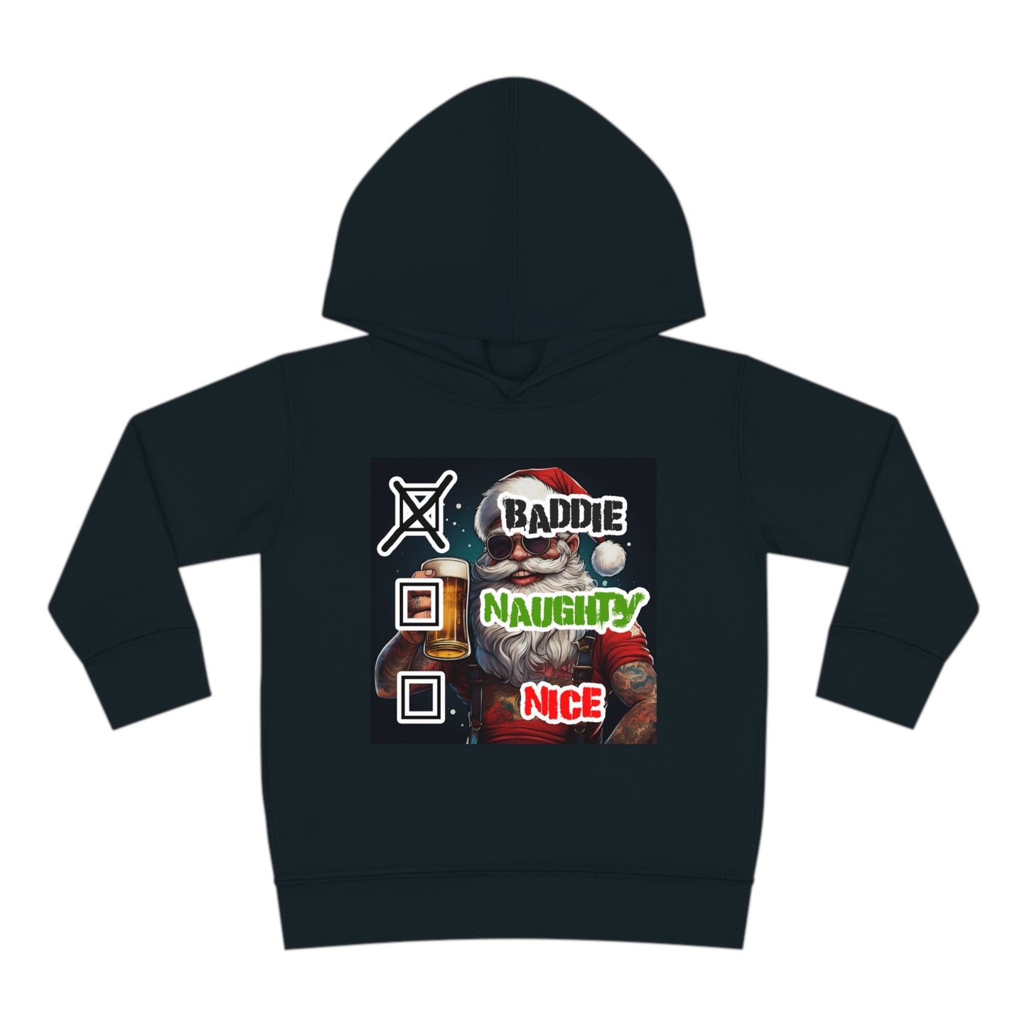 Toddler Nice Naughty Baddie Hoodie