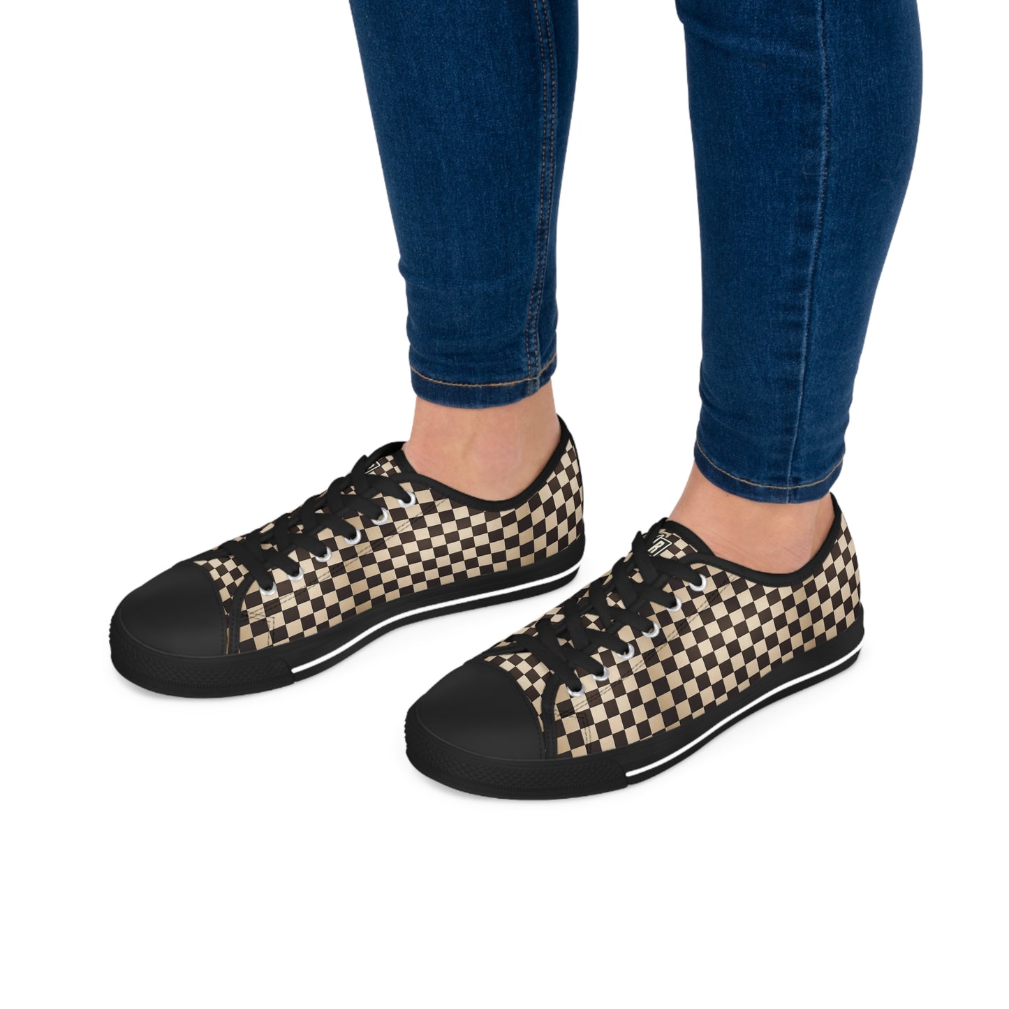 Women's Checkered Grunge Sneakers