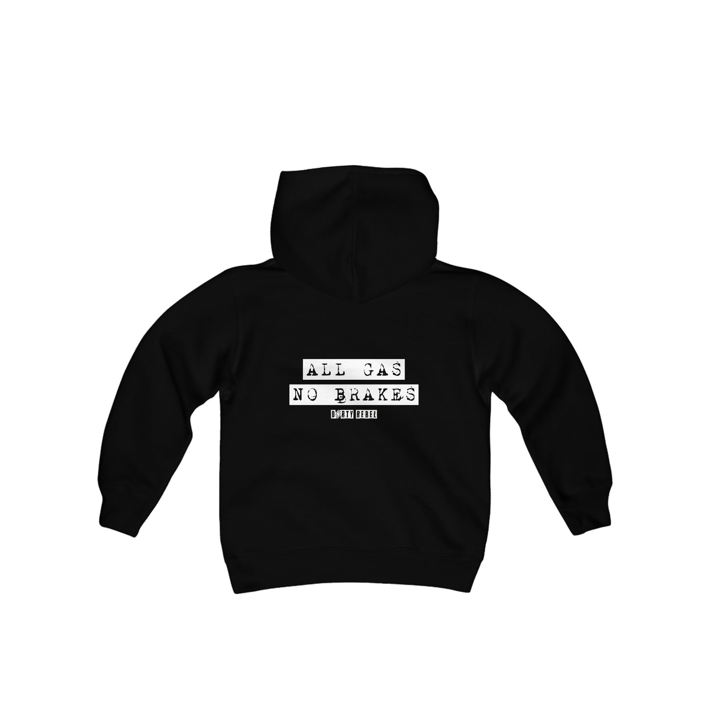 Youth All Gas No Brakes Hoodie