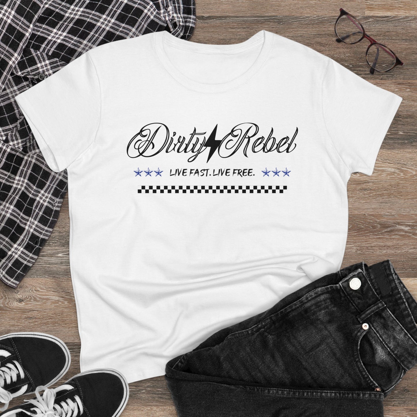 Women's Tat Tee - White