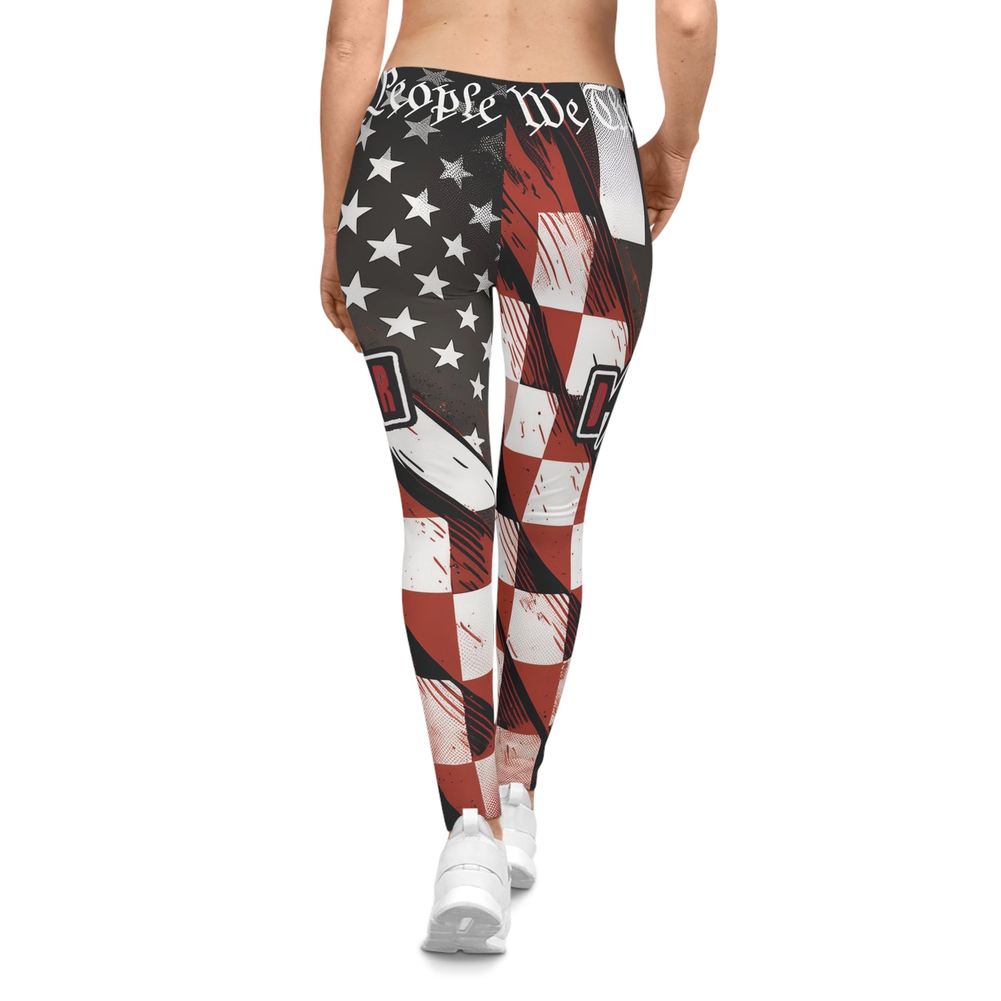 Checkered States Of America Leggings