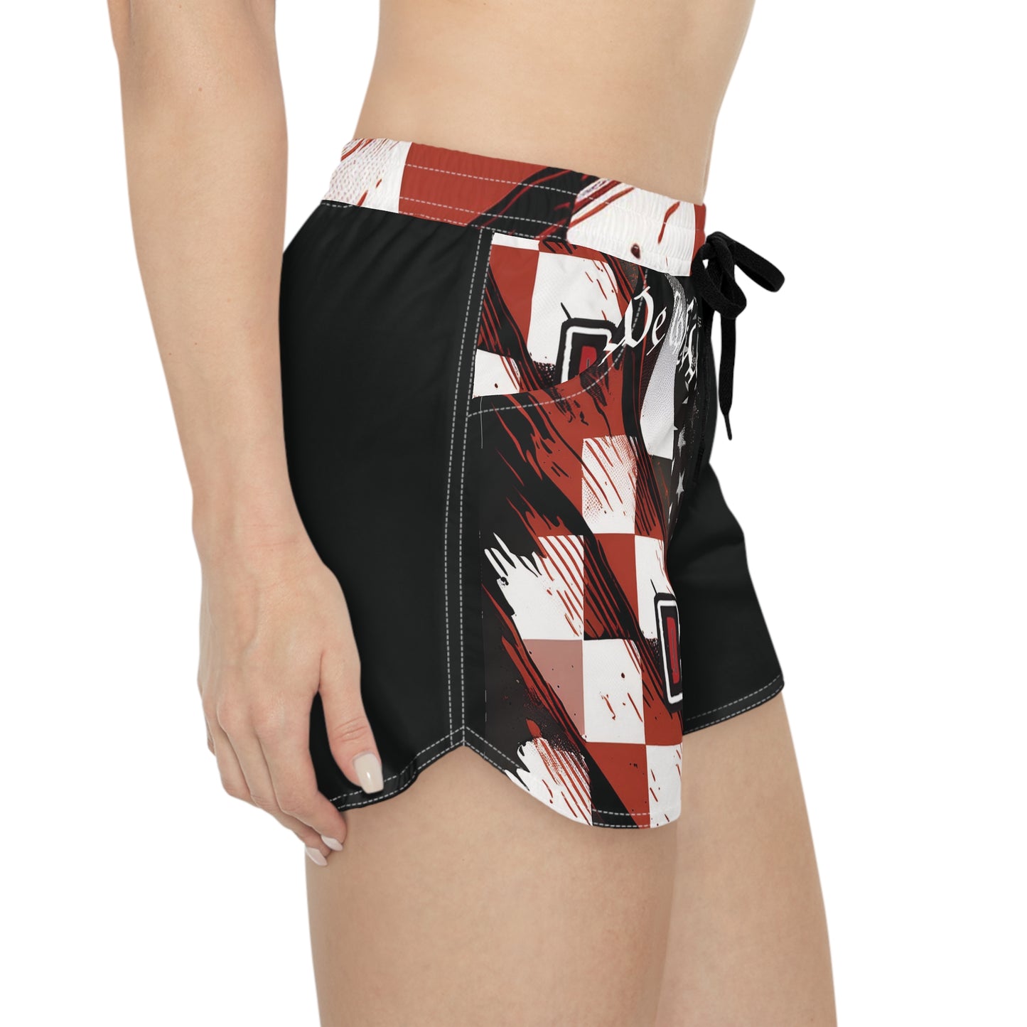 Women's Checkered States Of America Shorts