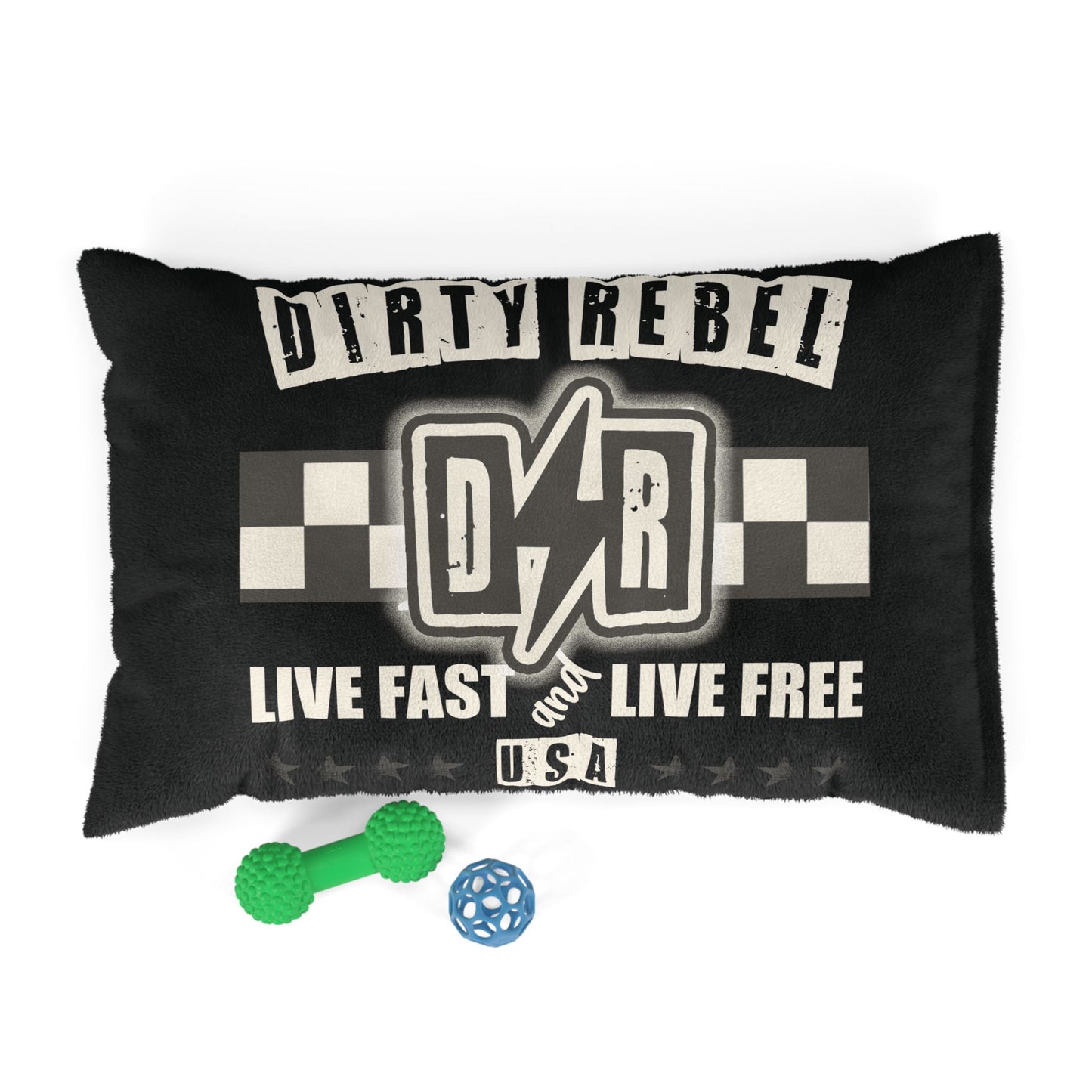 Live Fast Live Free Pet Bed