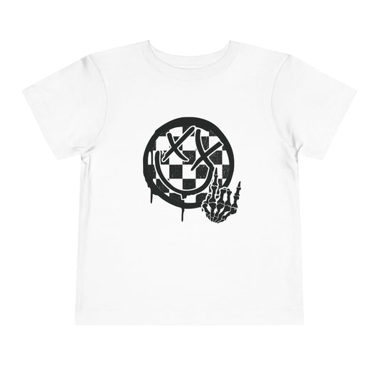 Toddler Send It Smiley Tee