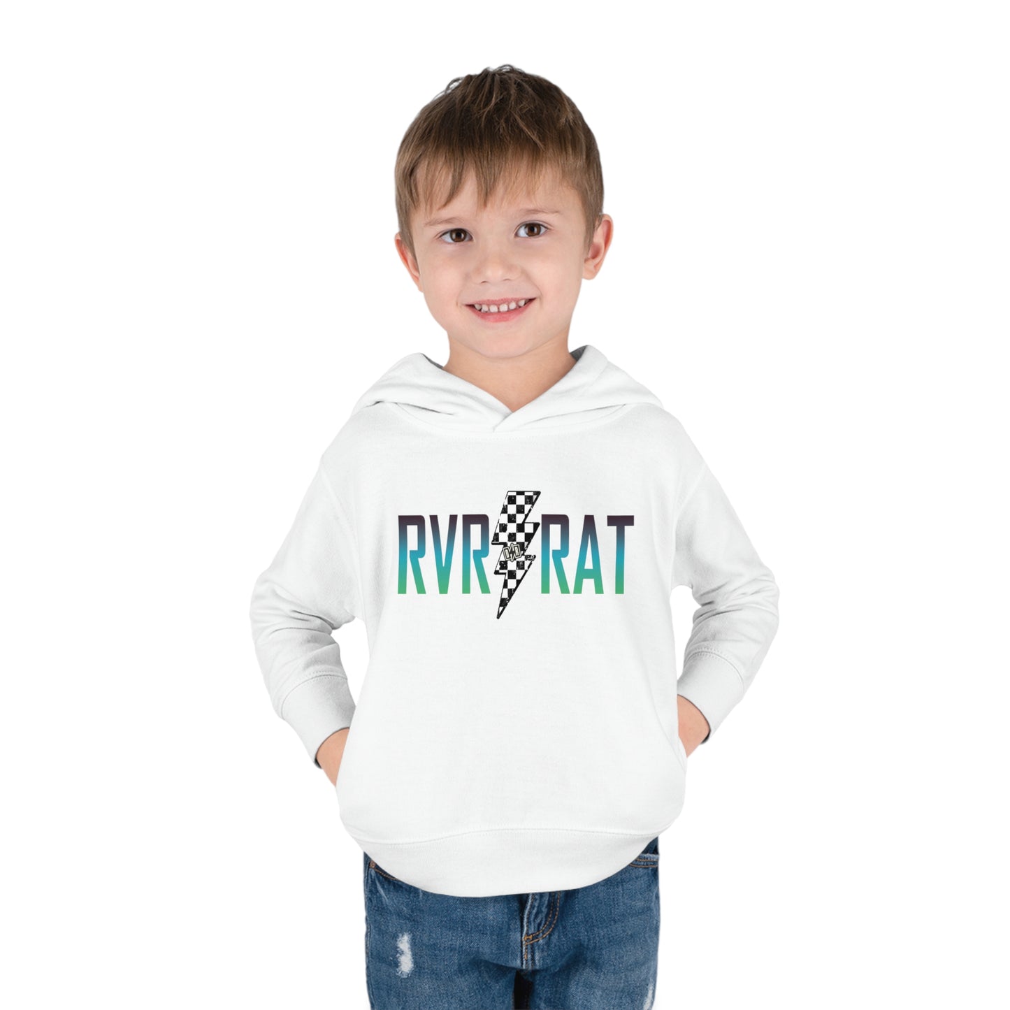 Toddler RVR RAT Hoodie - White