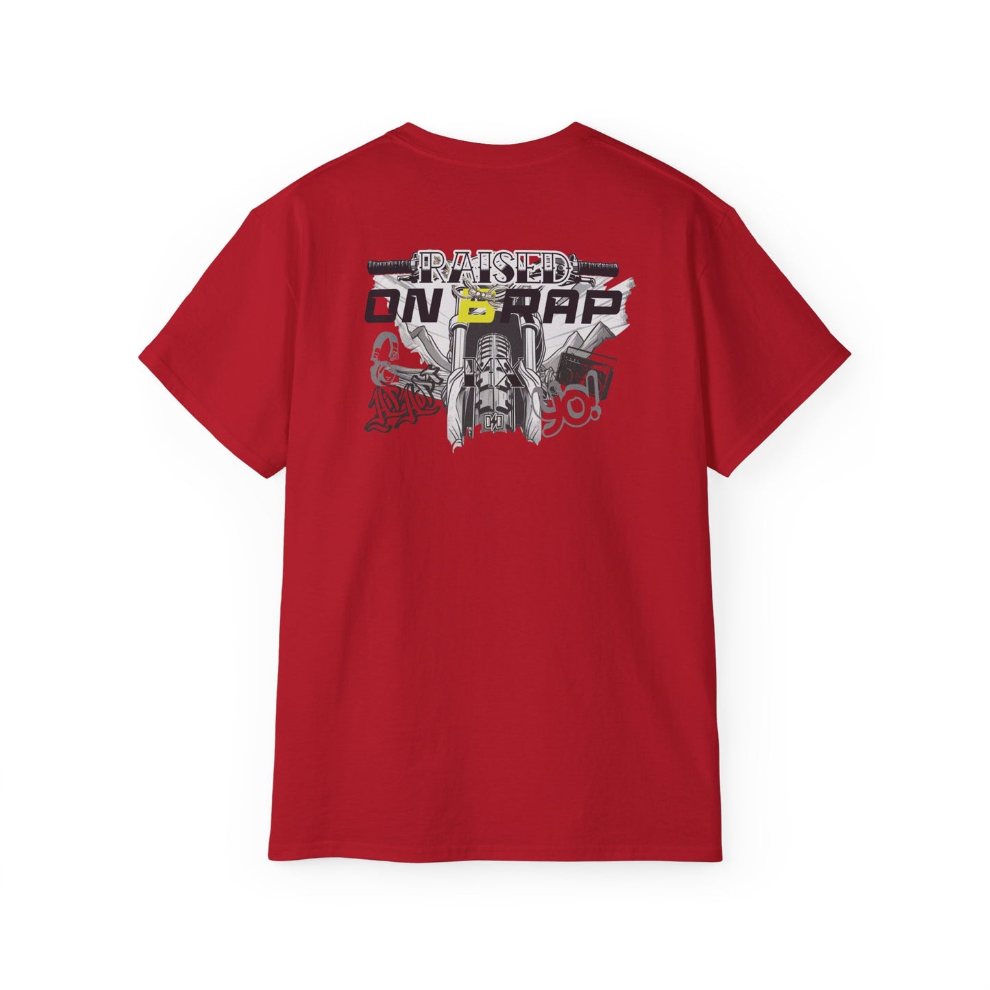 Men's Raised On BRAP Tee - Red