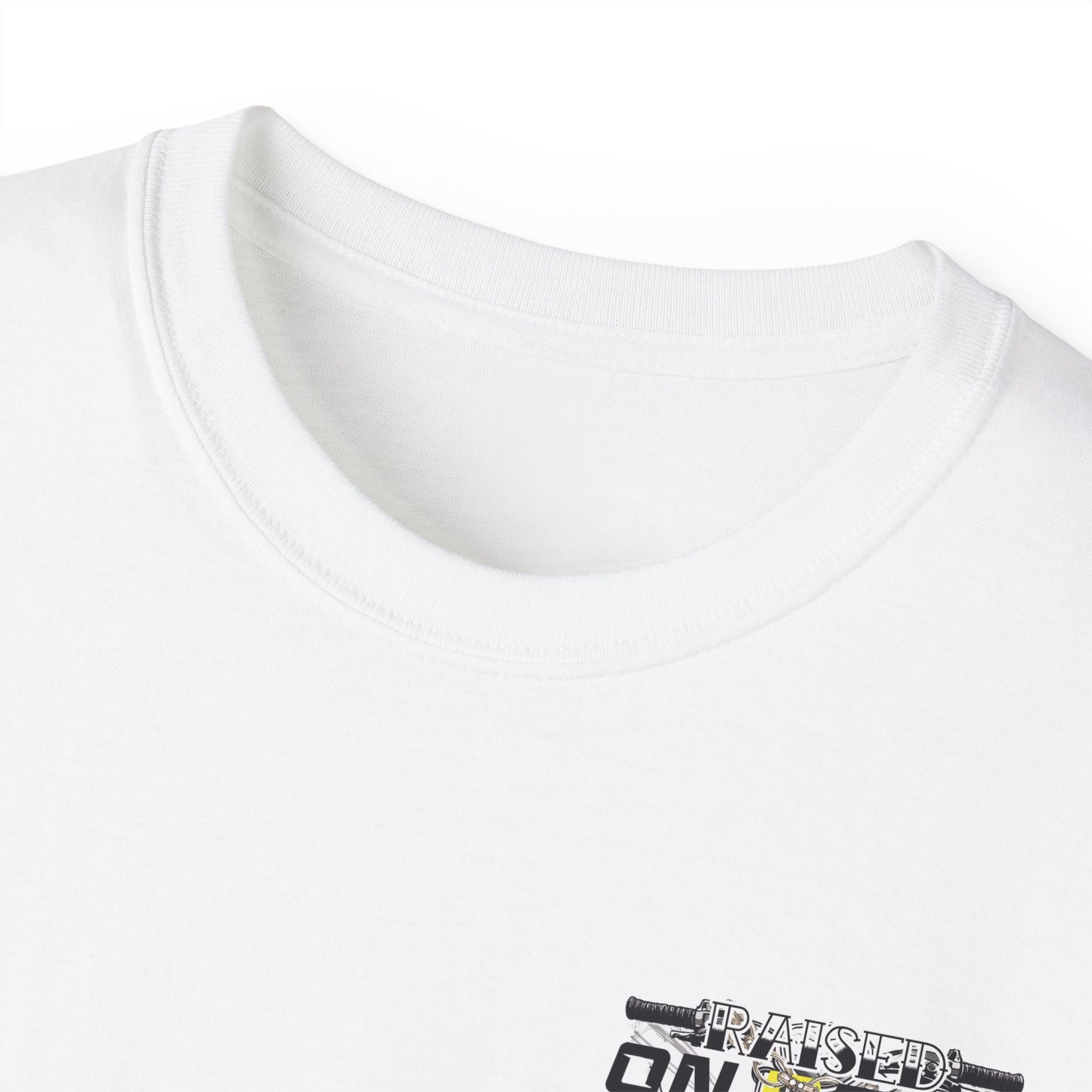 Men's Raised On BRAP Tee - White