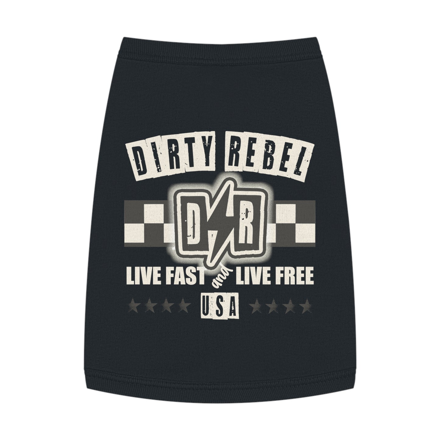 Live Fast Live Free Dog Tee