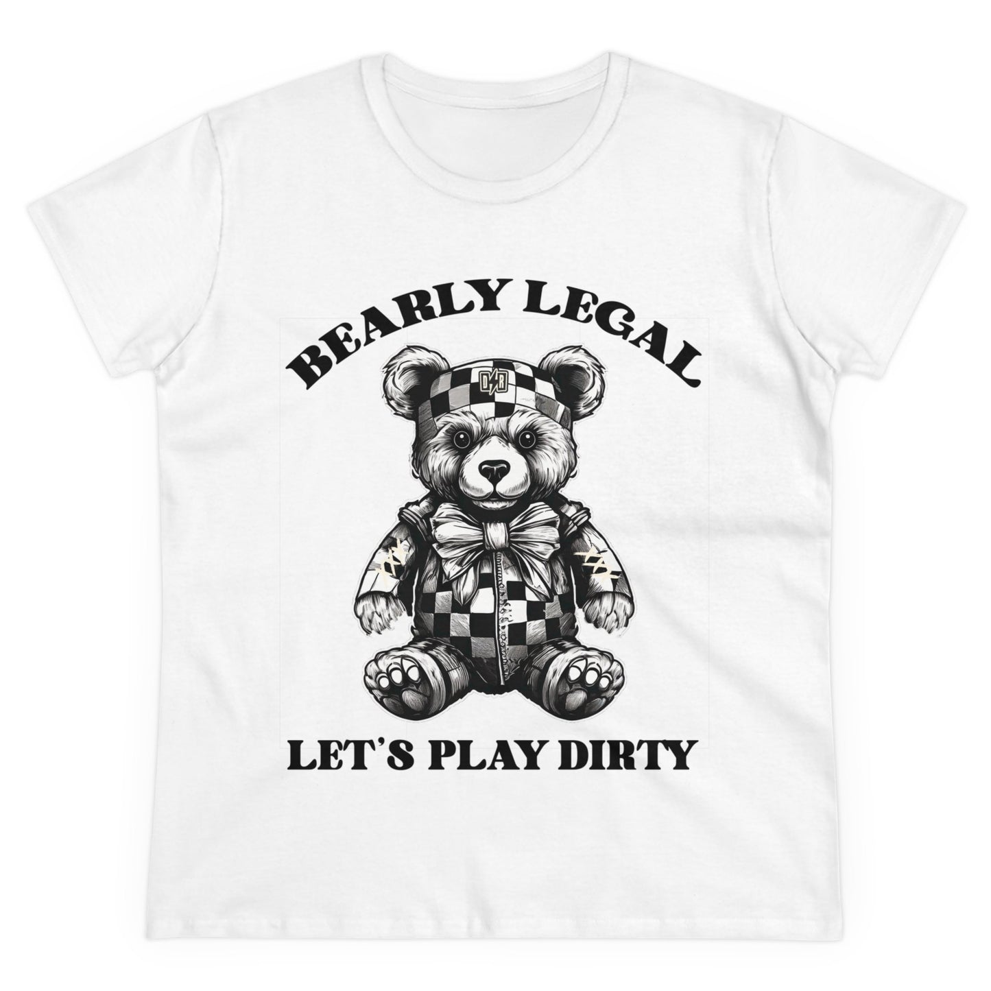 Women's Bearly Legal Tee - White