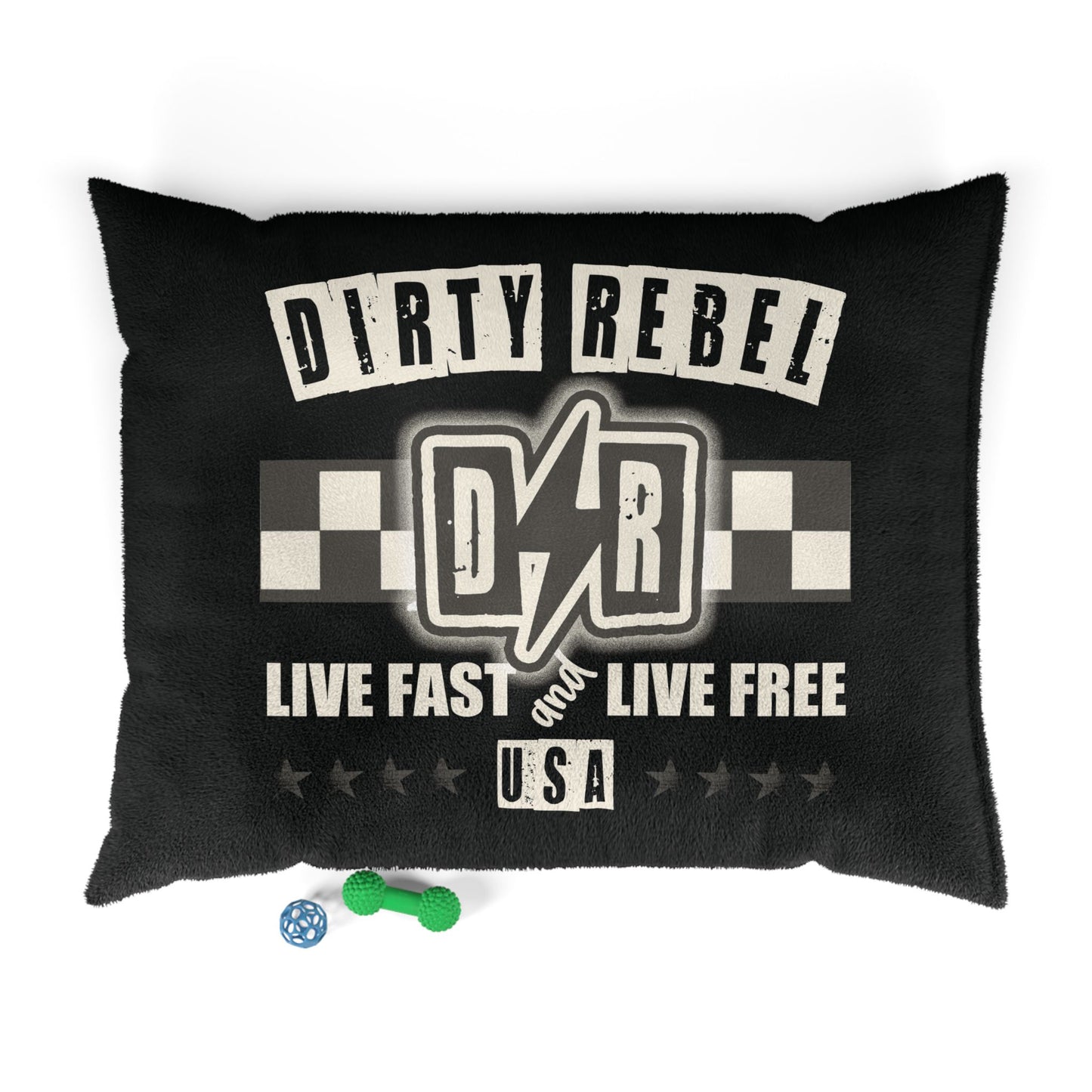 Live Fast Live Free Pet Bed