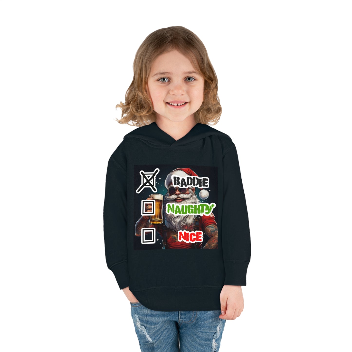 Toddler Nice Naughty Baddie Hoodie