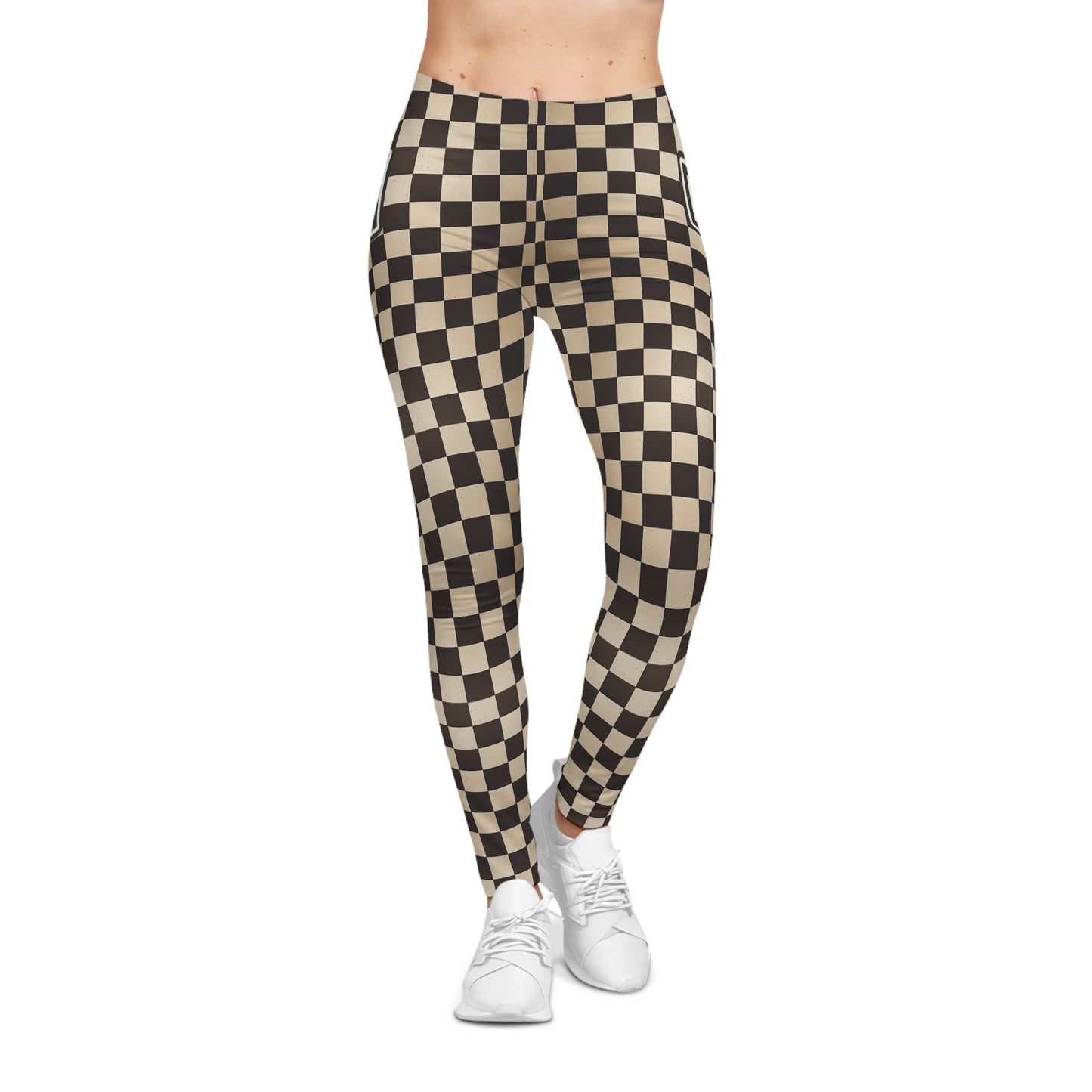 Women's Checkered Grunge Leggings