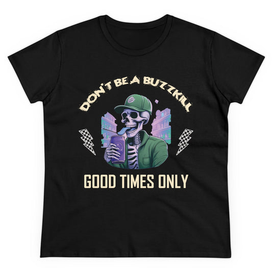 Women's Good Times Only Tee - Black