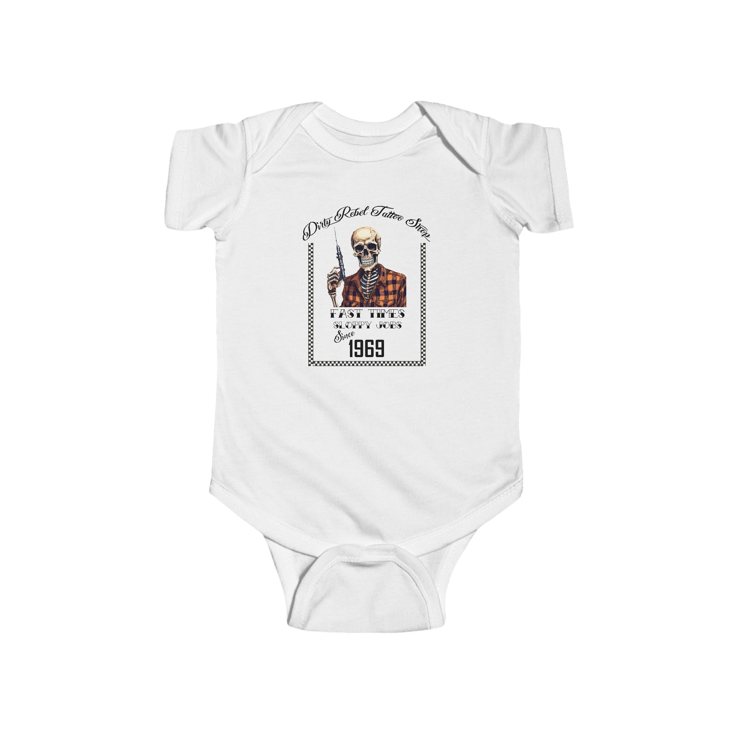 Infant Fast Times Sloppy Jobs Bodysuit