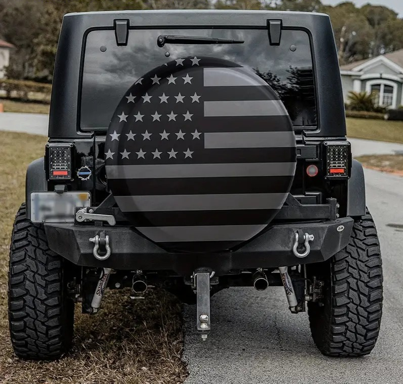 JEEP American Flag Spare Tire Cover