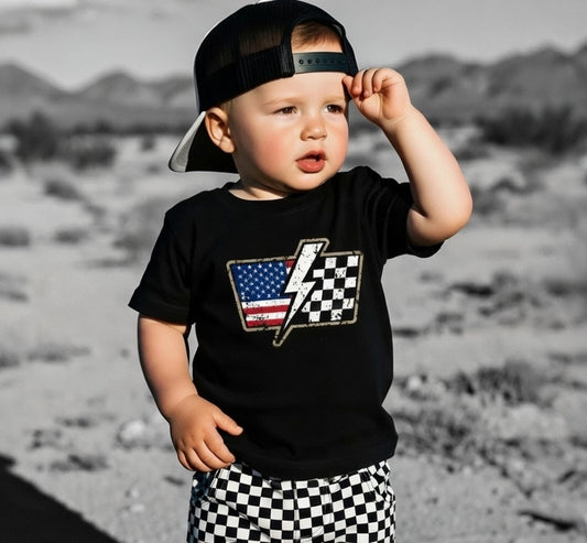 Toddler American Racing Tee