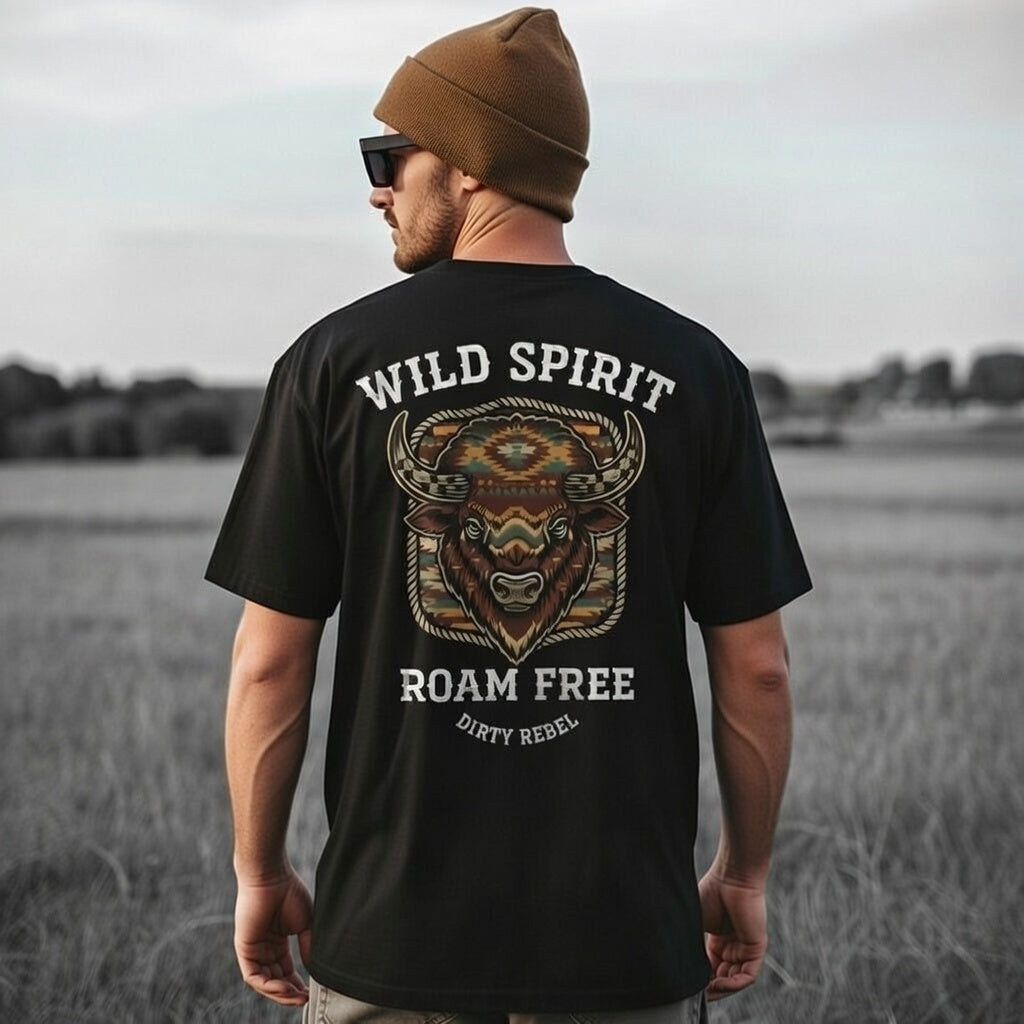 Men's Wild Spirit Roam Free Tee