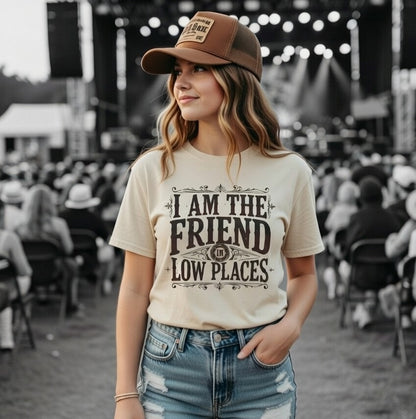 Women's Friend In Low Places Tee