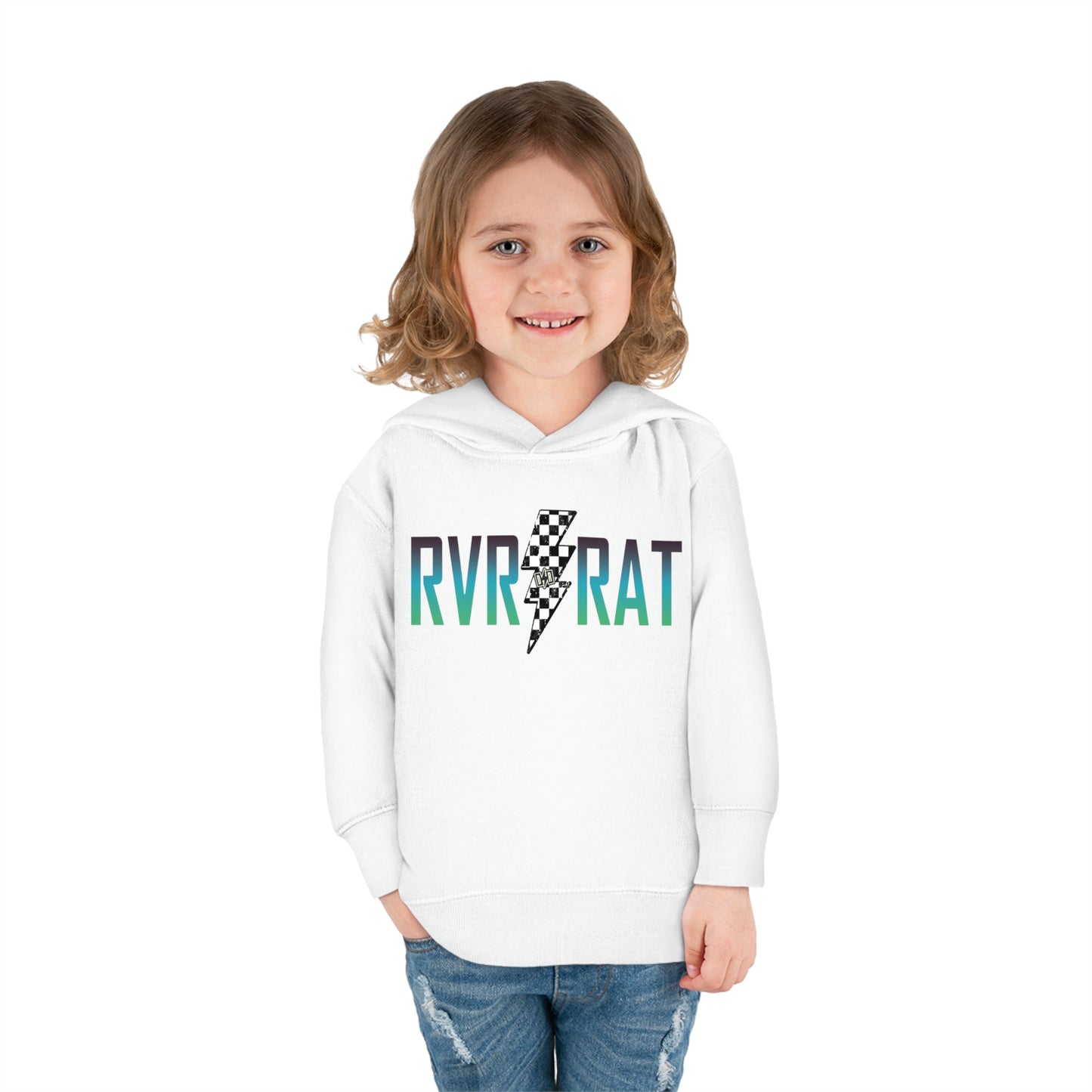 Toddler RVR RAT Hoodie - White