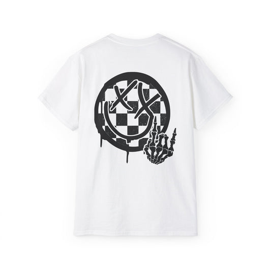 Men's Send It Smiley Tee - White