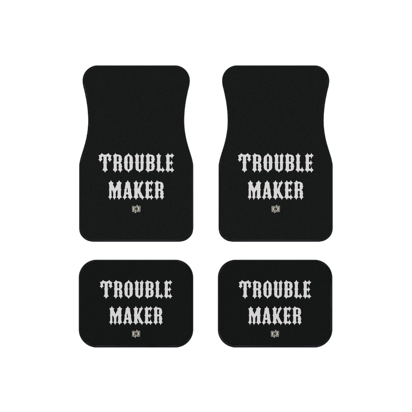 Trouble Maker Car Mats (Set of 4)