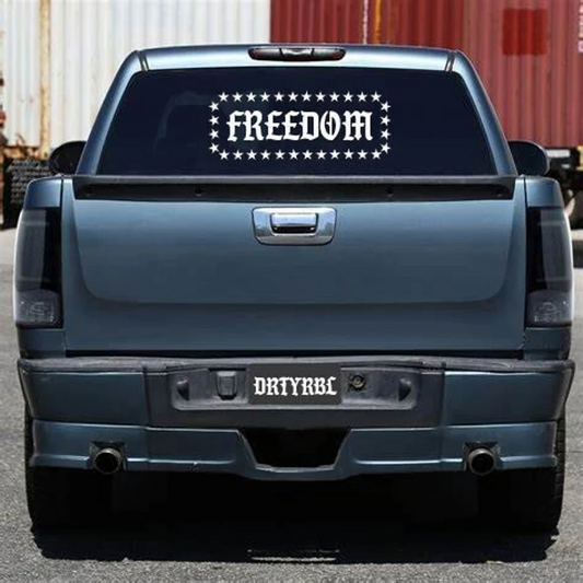 Patriotic Freedom Decal