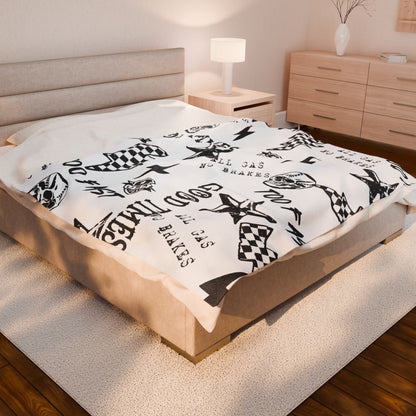 All Gas No Brakes Plush Blanket