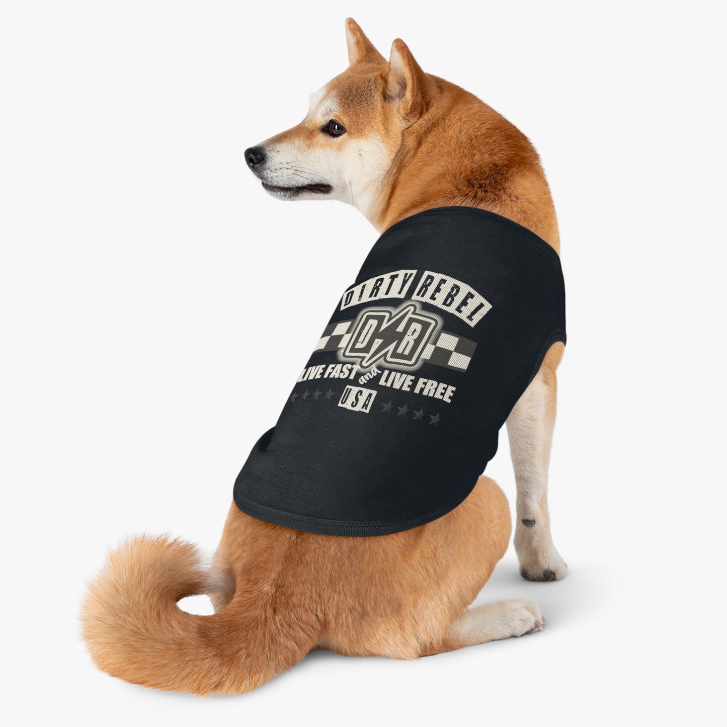 Live Fast Live Free Dog Tee