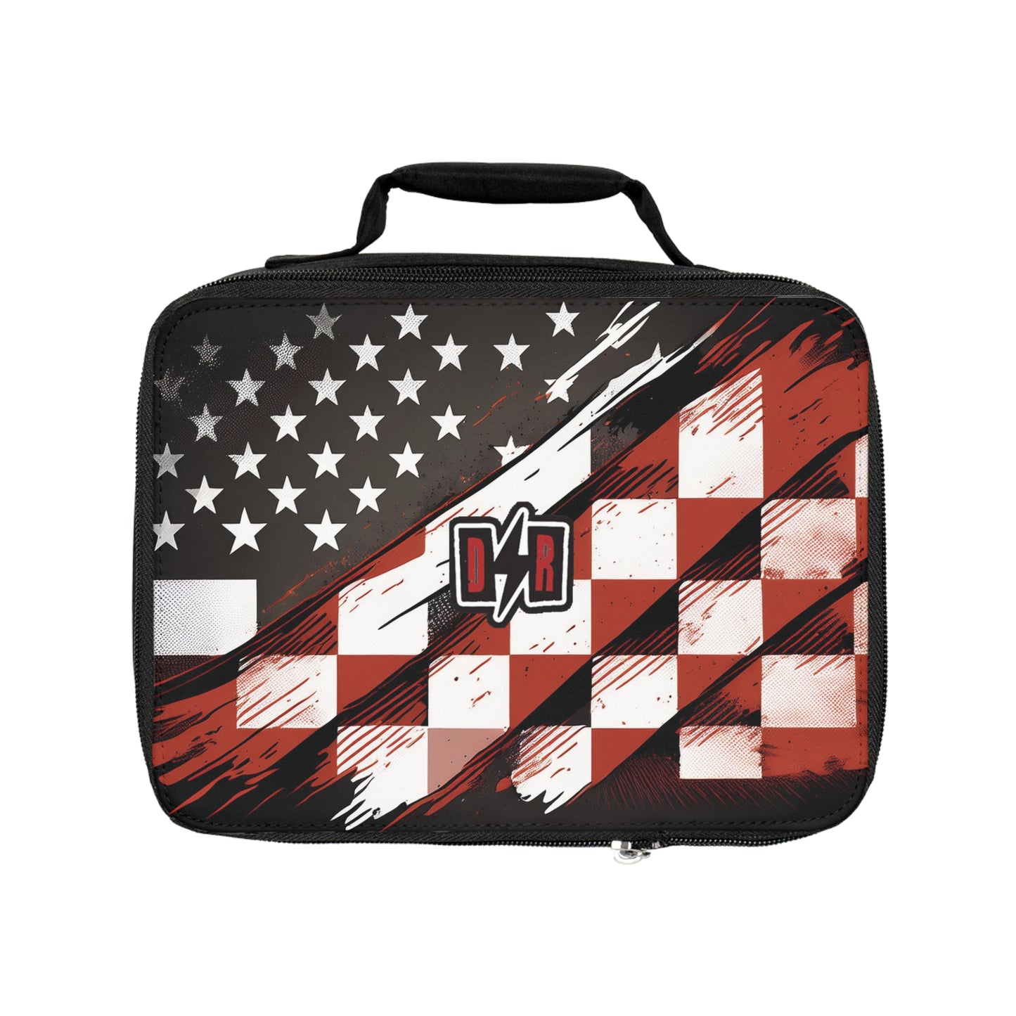 Checkered States Of America Lunch Bag