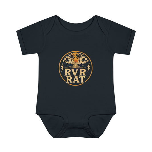 Infant RVR ⚡︎ RAT Bodysuit - Black