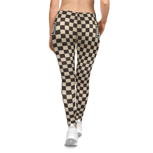 Women's Checkered Grunge Leggings