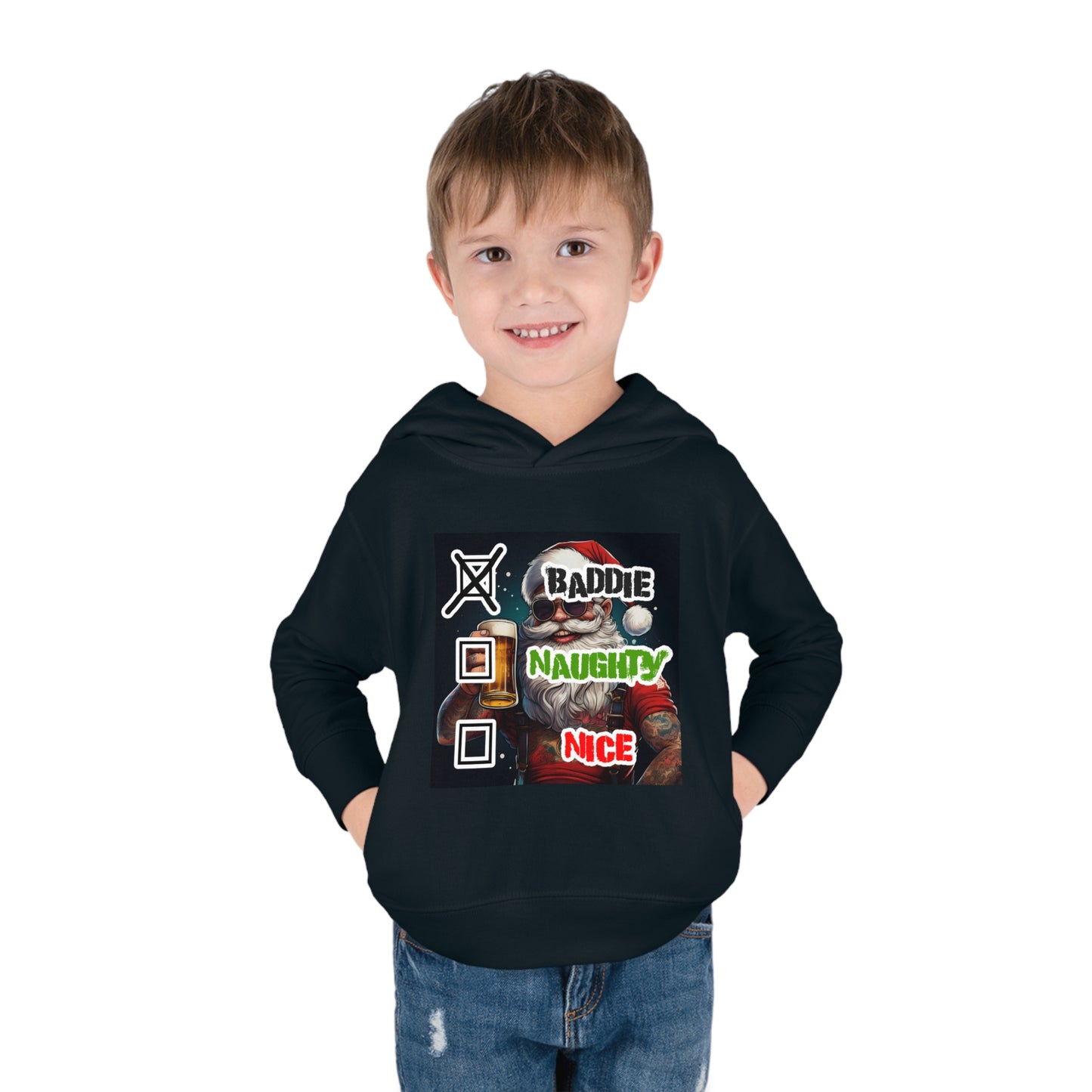 Toddler Nice Naughty Baddie Hoodie